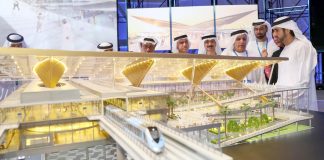 Sheikh Hamdan lays cornerstone for Dubai Metro extension – in pictures Sheikh Hamdan bin Mohammed, Crown Prince of Dubai, observes a model of one of the stations which will be built as part of the extension of the Dubai Metro’s Red Line. Wam