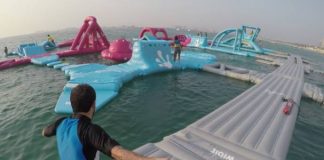 Dubai’s new waterpark and its ‘wiggle bridges’