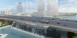 An island in the making in Dubai