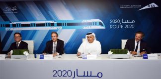 Contract of Route 2020 Project with Expolink Consortium