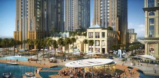 Setting sail alongside the Dubai Water Canal