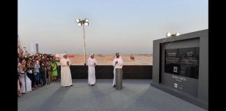 محمد بن راشد يطلق الأعمال الإنشائية في مشروع برج خور دبي