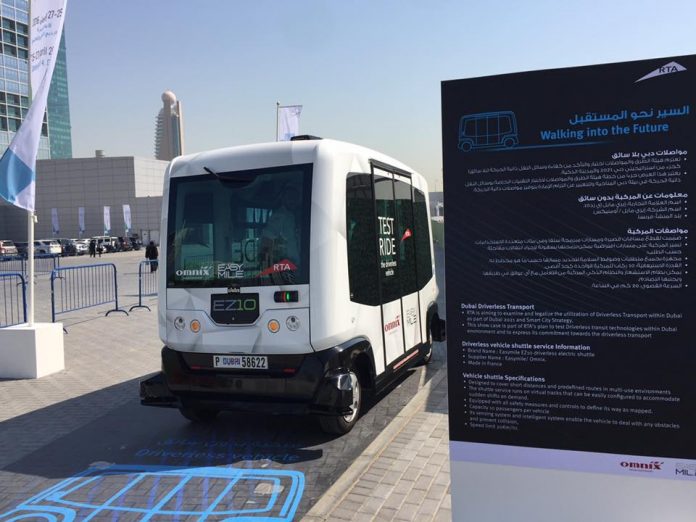 Dubai's RTA plans dedicated lanes to test driverless buses