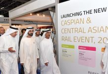 Mohammed bin Rashid tours Middle East Rail Exhibition