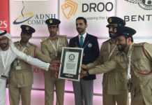 Dubai Police sets ‘fastest patrol supercar’ world record