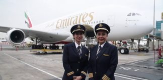 Female pilots fly Emirates A380 for International Women’s Day | Emirates Airline