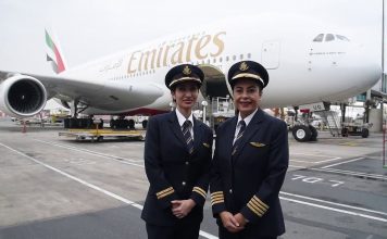 Female pilots fly Emirates A380 for International Women’s Day | Emirates Airline