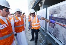 Al Tayer inspects progress of work in Route 2020 Project