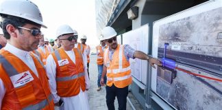 Al Tayer inspects progress of work in Route 2020 Project