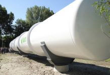Dutch testing tube unveiled for Hyperloop transport system
