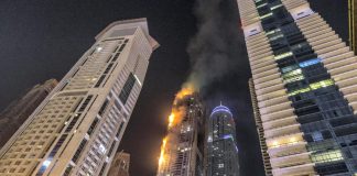 Video: Massive fire at Torch Tower in Dubai Marina brought under control
