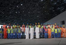 Sheikh Mohammed and Mohamed bin Zayed visit Louvre Abu Dhabi
