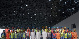 Sheikh Mohammed and Mohamed bin Zayed visit Louvre Abu Dhabi