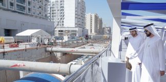 Mohammed bin Rashid launches drilling of Route 2020 Tunnel, inspects new design of metro coaches