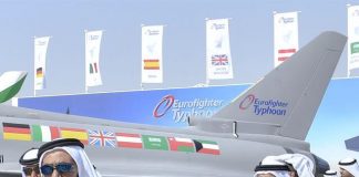 Mohammed tours pavilions at Dubai Airshow 2017
