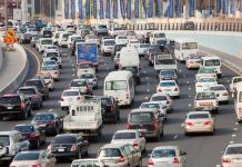 Heavy congestion on Sheikh Zayed Road: Dubai Police