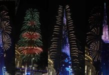 Surprise New Year 2018 celebrations at Burj Khalifa