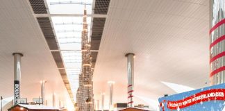 Gingerbread Burj Khalifa welcomes Dubai airport visitors