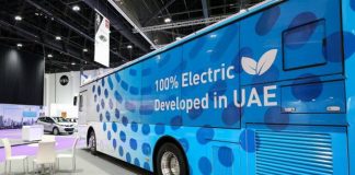 Now, a 100% electric bus made in the UAE