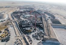 Work process at Expo 2020 Dubai site…
