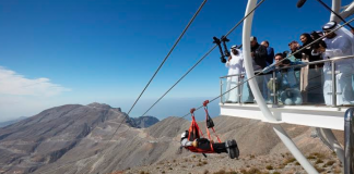 Video: UAE’s new zipline set Guinness World Record for being world’s longest