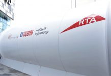 RTA Dubai unveils Hyperloop One’s prototype pod at CityWalk 2 in Dubai