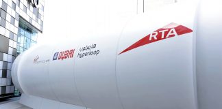 RTA Dubai unveils Hyperloop One’s prototype pod at CityWalk 2 in Dubai