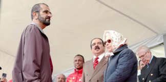 Sheikh Mohammed meets with Queen Elizabeth on sidelines of Windsor Royal Endurance Race in UK