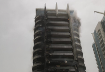 Video: Fire in Dubai Marina building put out