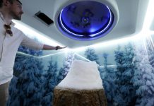 Dubai’s The World islands: inside the first ‘country’ set to open at The Heart of Europe Snow 365 days a year in Dubai inside the snow room at the Sweden Beach Palace. Chris Whiteoak / The National