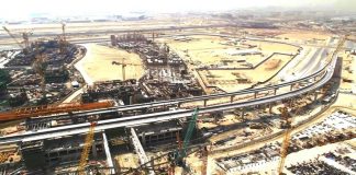 Senior official says Expo 2020 metro station is ‘starting to take shape’ while steel production is ongoing for Al Wasl Plaza Dubai Metro Expo station