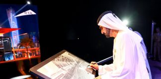 HHShkMohd reviews progress of work on the Route 2020 accompanied by @HamdanMohammed and Maktoum bin Mohammed. @HHShkMohd, accompanied by Maktoum bin Mohammed, visits @GITEXTechWeek and tours pavilions of international companies participating in the exhibition.