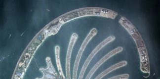 Palm Jumeirah is KhalifaSat’s first image from space Palm Jumeirah is KhalifaSat’s first image from space