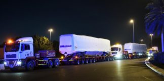 First of the new metro trains arrive in Dubai, the train had been transported to the Metro Depot at Rashidiya. First of the new metro trains arrive in Dubai, the train had been transported to the Metro #Depot at Rashidiya.