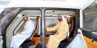 Mohammed bin Rashid reviews Sky Pod models The Sky Pods initiative is part of RTA’s efforts to provide autonomous transport, one of the key aims of the Dubai Autonomous Transportation Strategy aimed at converting 25% of total journeys in Dubai into autonomous journeys on various transit means by 2030.