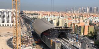 Dubai’s Route 2020 metro extension ‘70% complete’ Dubai's Route 2020 metro extension '70% complete'