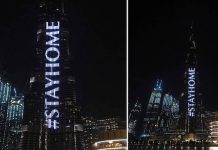 In pictures: Burj Khalifa lights up with important coronavirus message