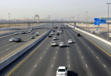 Truck drops cargo on Sheikh Mohammed bin Zayed Road, drive carefully
