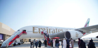 Emirates A380 welcomes over 7,000 visitors at Bahrain International Airshow